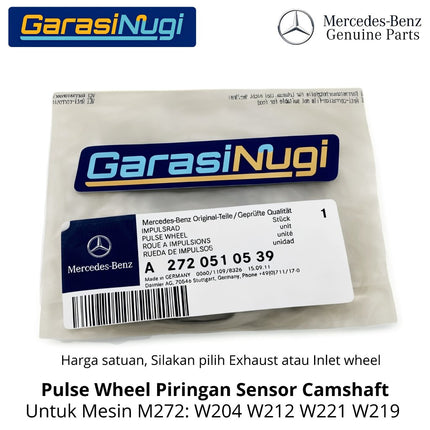 Pulse Wheel Mercy W204 W212 W221 Mesin M272 M273 Camshaft Adjuster Reluctor Piringan Sensor Noken AS C300 E350