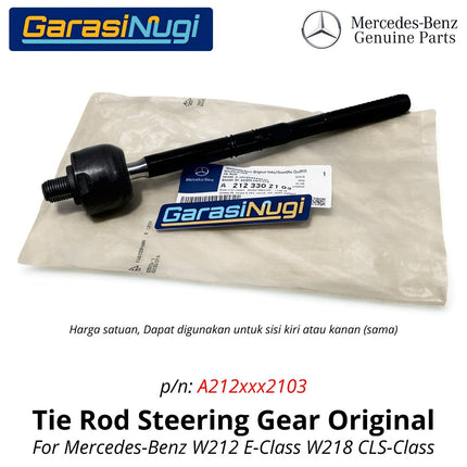 Tie Rod Mercedes W212 W218 Steering Gear Front Axle Joint Rack End Original Mercy E300 CLS350
