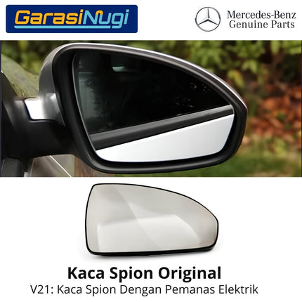 Kaca Spion Smart Fortwo W451 Side Mirror Glass Pintu Samping Door Side Original 2007 - 2015