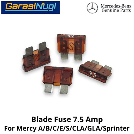 7.5A STD Blade Fuse Link For Mercy W204 W212 W221 H247 Sekring 7.5 Ampere N000000004203 Merrcedes C200 E200