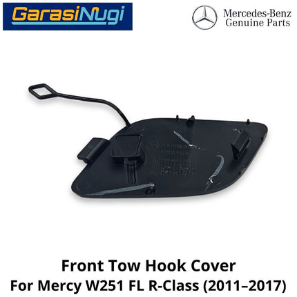 Front Bumper Mercy W251 Facelift Tow Cover Tutup Lubang Towing Bemper Depan Original Mercedes R350