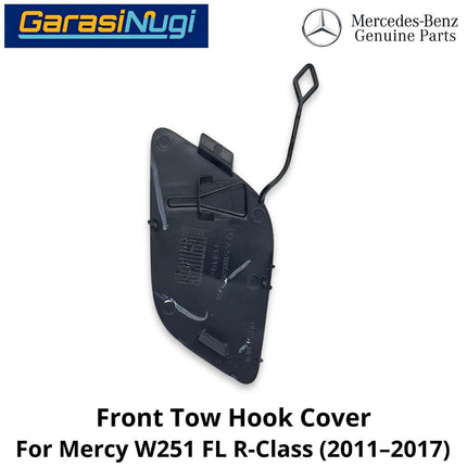 Front Bumper Mercy W251 Facelift Tow Cover Tutup Lubang Towing Bemper Depan Original Mercedes R350