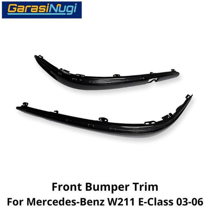 Bumper Trim Mercy W211 Pre-FL Front Cover Penutup Bemper Depan E240