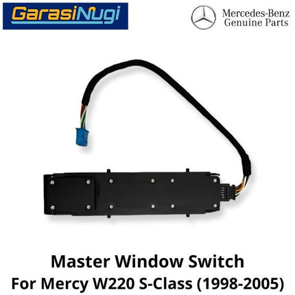 Power Window Mercy W220 Master Switch Driver Side Tombol Jendela Mercedes S230