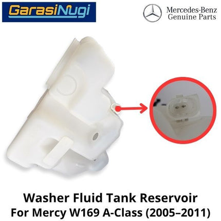 Wiper Fluid Mercy W169 Reservoir Tank Tanki Air Pencuci Kaca Depan Mercedes A150
