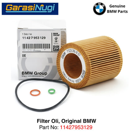 Oil Filter For BMW E90 F30 E60 F10 Saringan Oli Mesin Bensin N20 N26 N52 N54 N55