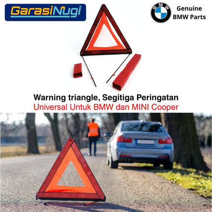 Warning Triangle Universal For BMW MINI Reflektor Segitiga Peringatan Emergency