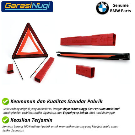 Warning Triangle Universal For BMW MINI Reflektor Segitiga Peringatan Emergency