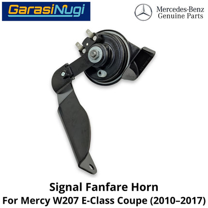 Electric Horn Signal Mercy W207 Fanfare High and Low Note Terompet Klakson Mercedes E250 E350