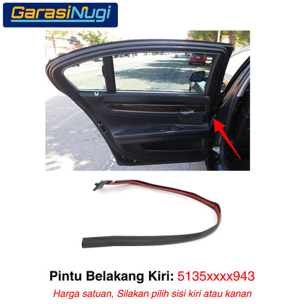 Door Seal For BMW F01 F02 F03 Gasket Karet Pintu Belakang Protection Seal 750