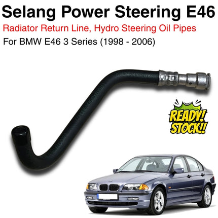 Selang Power Steering Balik BMW E46 Return Hose Original Mesin M43 32416796389 Cohline 318