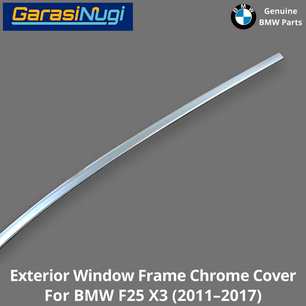 Exterior Window For BMW F25 Door Frame Cover Eksterior Penutup Bingkai Jendela X3 2011-2017