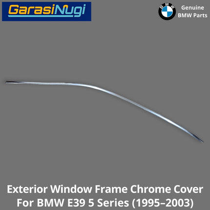 Exterior Window For BMW E39 Door Frame Cover Eksterior Penutup Bingkai Jendela 540 1995-2003