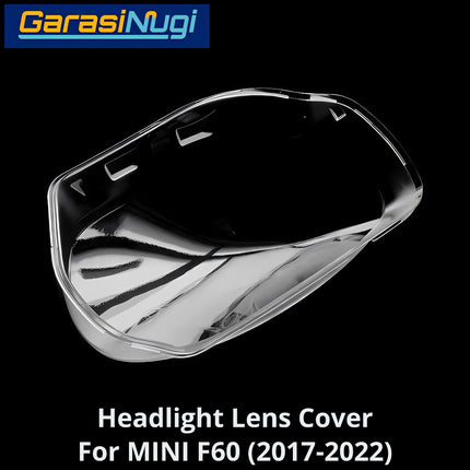 Mika Headlight For MINI Cooper F60 Lens Kaca Cover Lampu Depan 2017-2022