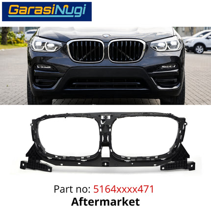 Bracket Grille Depan BMW G01 G02 Frame Dudukan Kisi Radiator Front Bumper X3 X4 2018 - 2021
