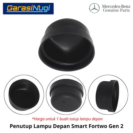 Penutup Lampu Depan Smart Fortwo Headlight Dust Cover Low Beam Bulb Original W451 2007 - 2015