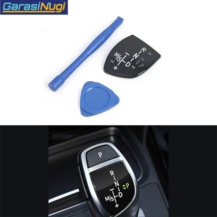 Gear Lever Cover For BMW F10 F30 F32 F20 Stiker Penutup Panel Knob Tuas Gigi 316 320 520 528 X3 X5