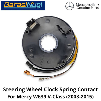 Steering Wheel Mercy W639 Clock Spring Contact Selip Pegas Jam Roda Kemudi Mercedes Vito Viano (2003-2014)