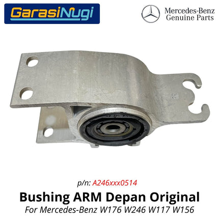 Mercedes W246 W117 W156 Bushing Arm Lower Depan Metal Bearing Element Original B180 B200 GLA CLA