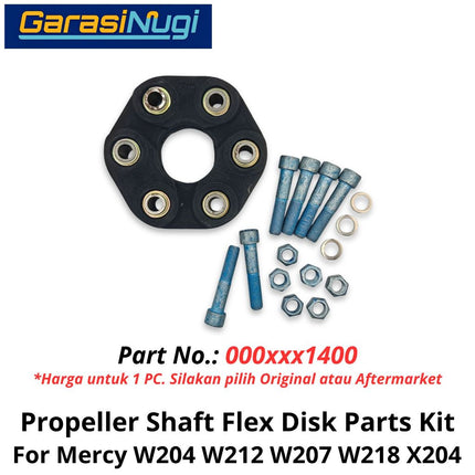 Propeller Shaft Mercy W204 W212 W207 X204 Flex Disk Kit Karet Cakram Kopling Mercedes C200 E200 GLK
