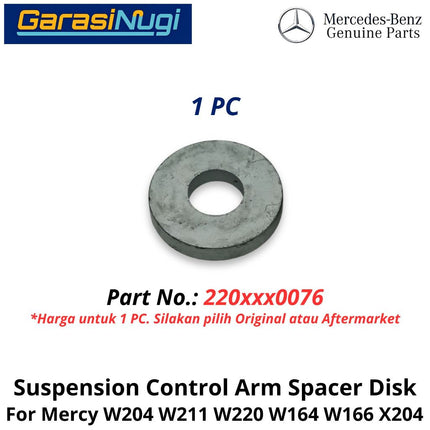 Suspension Control Mercy W204 W211 W220 W166 Arm Spacer Disk Cakram Ring Pengatur Jarak Suspensi Mercedes C200 E200 ML