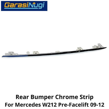 Rear Bumper Strip Mercy W212 Pre-FL List Chrome Samping Belakang Mercedes C200
