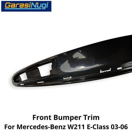 Bumper Trim Mercy W211 Pre-FL Front Cover Penutup Bemper Depan E240