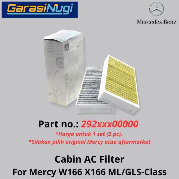 Cabin Air Mercy W166 X166 Filter Saringan AC Kabin Mercedes ML GLS