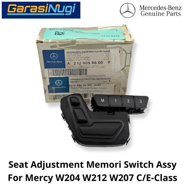Seat Adjust Mercy W204 W212 W207 Button Assembly Tombol Headrest Kursi C200