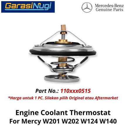 Engine Coolant Mercy W201 W202 W124 W140 Thermostat Termistor Pengatur Suhu C200 E230