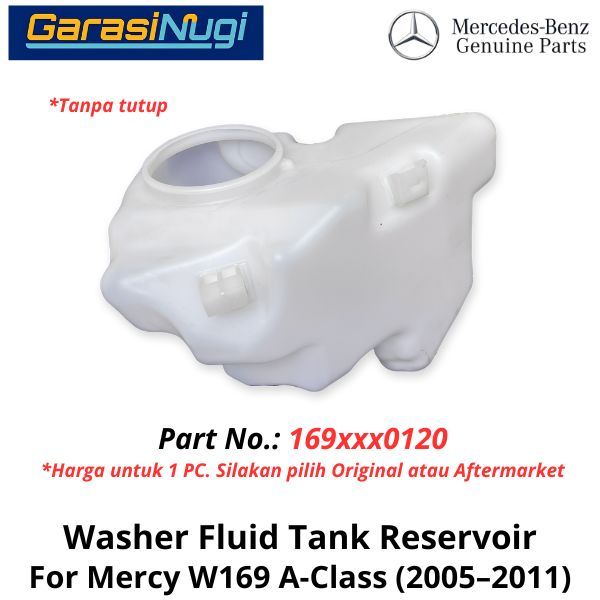 Wiper Fluid Mercy W169 Reservoir Tank Tanki Air Pencuci Kaca Depan Mercedes A150