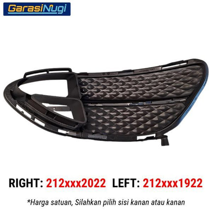 Fog Trim New Mercedes W212 Facelift Bumper Strip Grille Chrome Cover E200