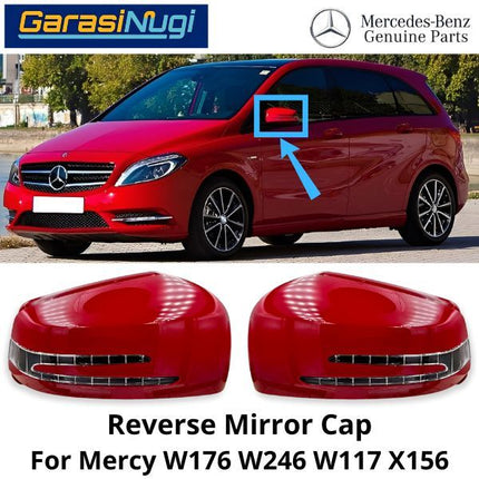 Outside Mirror Mercy W176 W246 W117 X156 Cap Cover Bingkai Kaca Spion Mercedes A150 B180 GLA