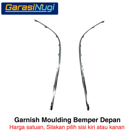 Chrome Stripe Mercy W220 Garnish Moulding Bemper Depan From Bumper S500