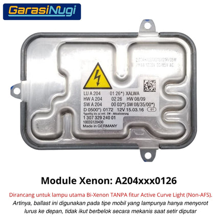 Xenon Ballast For Mercedes W204 Pre-FL Headlight Driver Control Module Lampu Depan C200 C250