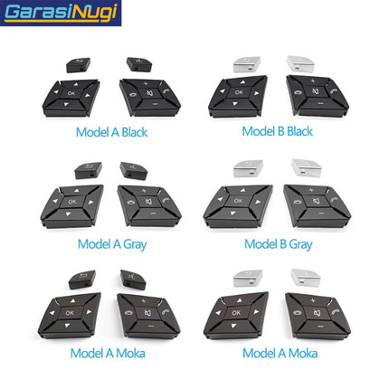 Steering Wheel Button Mercedes W166 W463 Tombol Stir Pengatur Volume Suara Pre FL ML GL G
