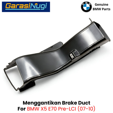 Brake Duct For BMW E70 Pre-LCI Bumper Depan Udara Rem Standart M Sport X5 2007-2010
