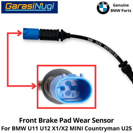 Rear Brake Pad For BMW U11 U12 U10 Wear Sensor Kabel Indikator Keausan Kampas Rem Belakang X1 X2