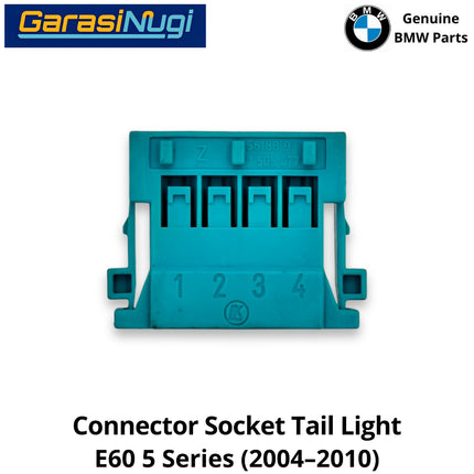 Connector Tail Light For BMW E60 Socket Soket Rumah Konektor Rangkaian Lampu Bagasi Belakang 520 2004-2010