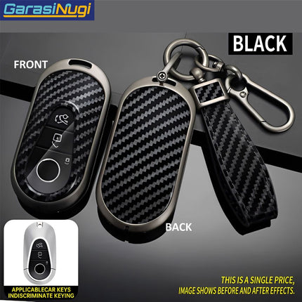 Key Case For Mercedes W167 Sarung Kunci Metal Gun Carbon Long Keychain