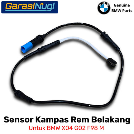 Rear Brake Pad For BMW G02 F98 Wear Sensor Kabel Indikator Keausan Kampas Rem Belakang X4