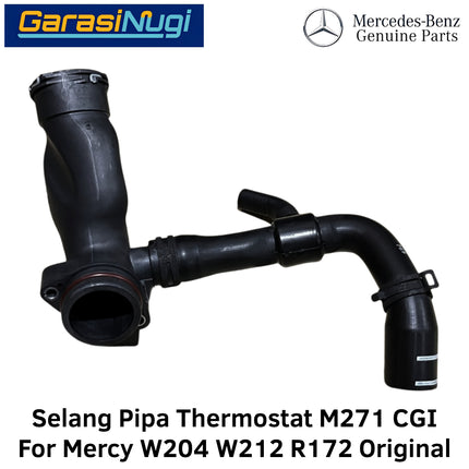 Selang Pipa Thermostat M271 CGI Mercedes W204 W212 R172 Sambungan Waterpump Hose Original C180 C200 E200 E250