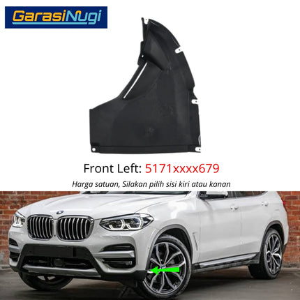 Cover Front Fender BMW G01 G02 G08 Penutup Spakbor Roda Depan Wheel Arch Penutup Lumpur X3 X4