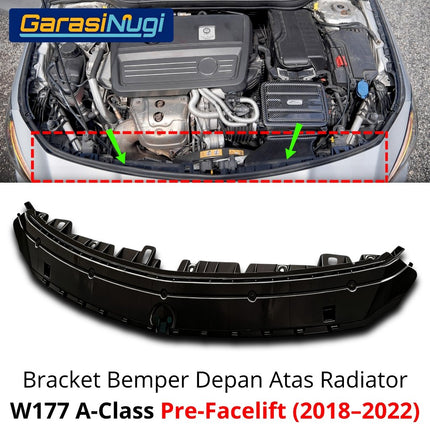 Bracket Bemper Atas Mercedes W117 Front Upper Bumper Mount Radiator Mercy CLA 200