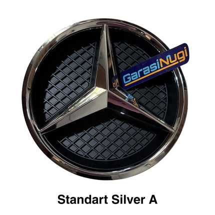 Mercedes W463 W204 W207 W245 Emblem Logo Mercy Grille Mirror Glass Front