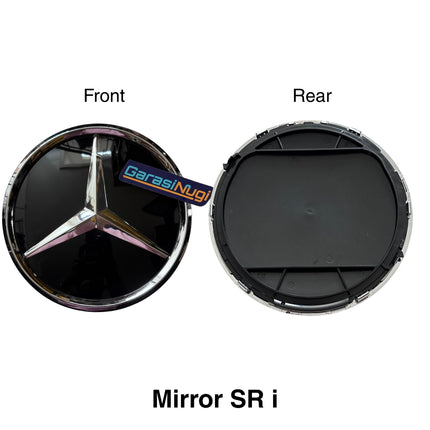 Mercedes W463 W204 W207 W245 Emblem Logo Mercy Grille Mirror Glass Front