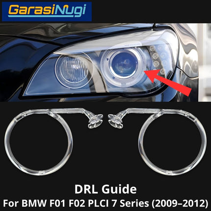 DRL Guide For BMW F01 F02 Pre-LCI Tube Angel Eyes LED Lampu Senja 730 740 (2009-2012)
