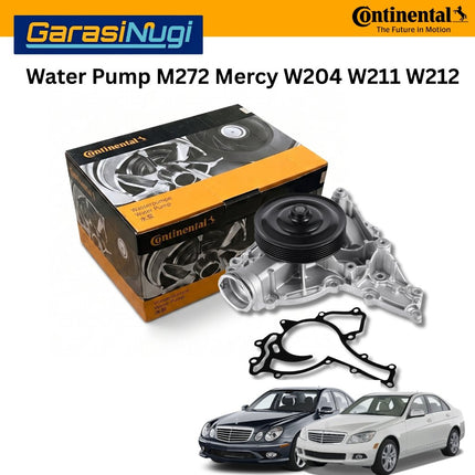 CONTINENTAL Water Pump Mercy W204 W211 W212 Mesin M272 Pompa Air Mercedes Original C200 E300