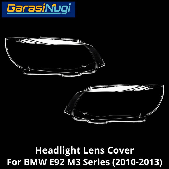 Mika Headlight For BMW E92 E93 LCI Lens Kaca Cover Lampu Depan M3 (2010-2013)