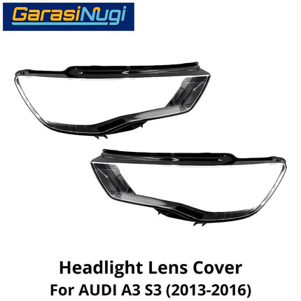 Mika Headlight AUDI A3 S3 (8V) Pre-Facelift Lens Kaca Cover Lampu Depan (2013-2016)